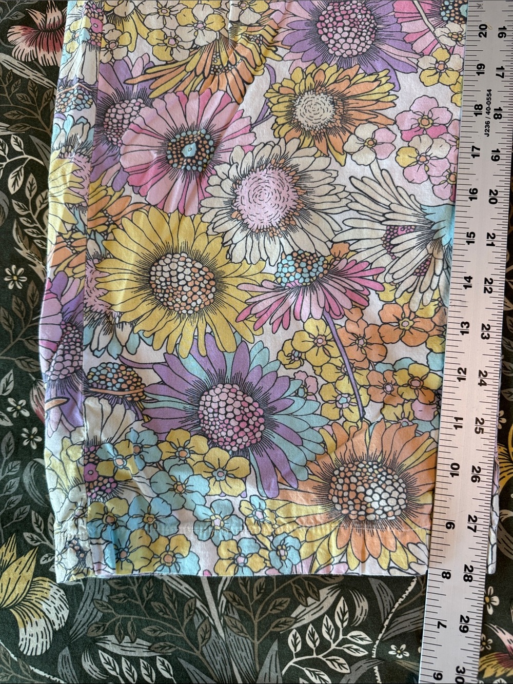 GAP Body Floral Two-Piece Pajama Set in soft cotton poplin - Picture 13 of 16
